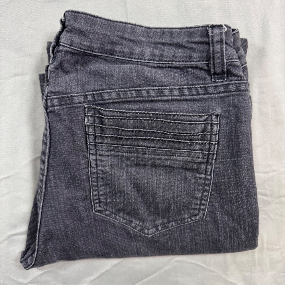 prAna Kayla Jeans Gray‎ Wash Straight Leg Denim Women's Size 6/28
